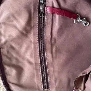 Del Rio | Bags | Dr Del Rio Burgundy Leather Backpack Purse  display picture 3